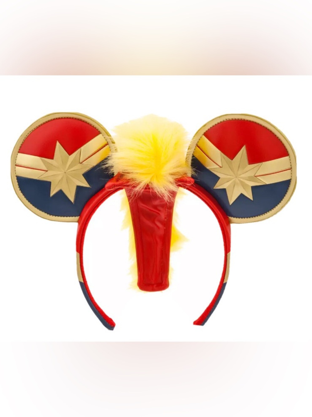 Disney Parks Captain Marvel Mohawk Ears Headband